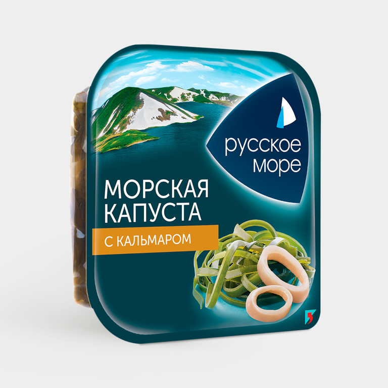 Морская капуста «Русское море» с кальмаром, 200 г