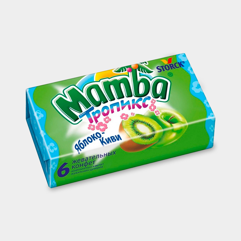 Жевательные конфеты «Mamba» Тропикс, 26,5 г