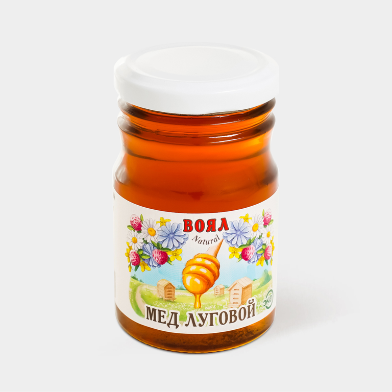 Мед натуральный цветочный «Воял» Луговой, 250 г