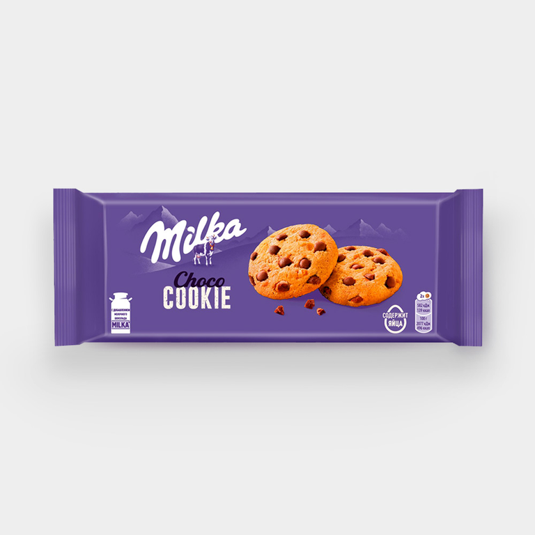 Печенье «Milka» с кусочками молочного шоколада, 126 г