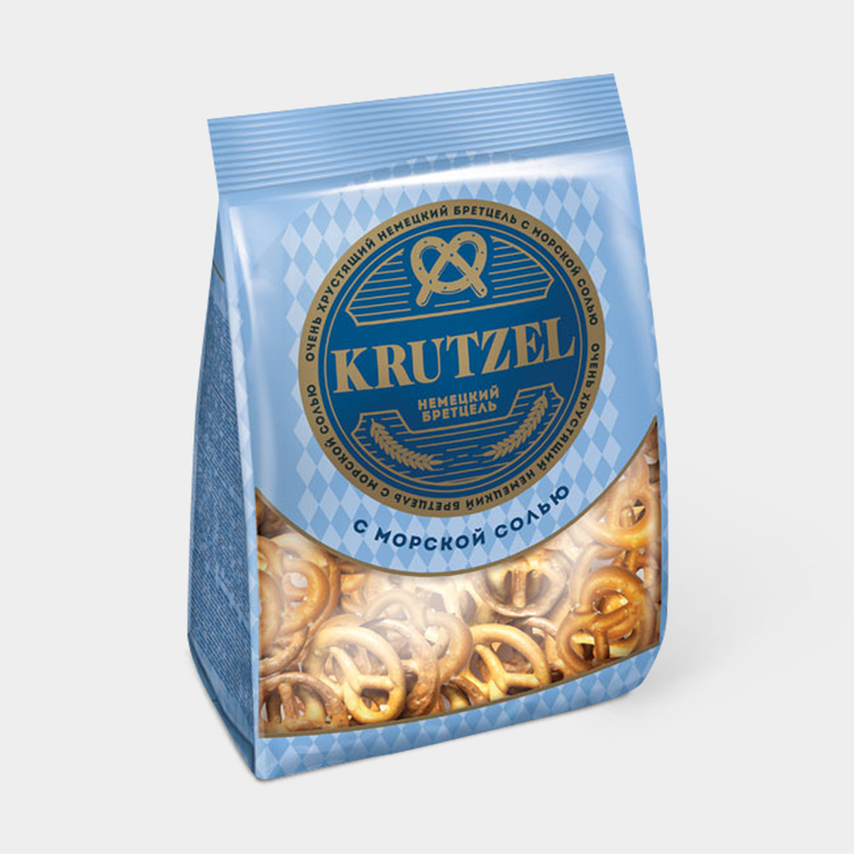 Крендельки «Krutzel» Бретцель с солью, 250 г