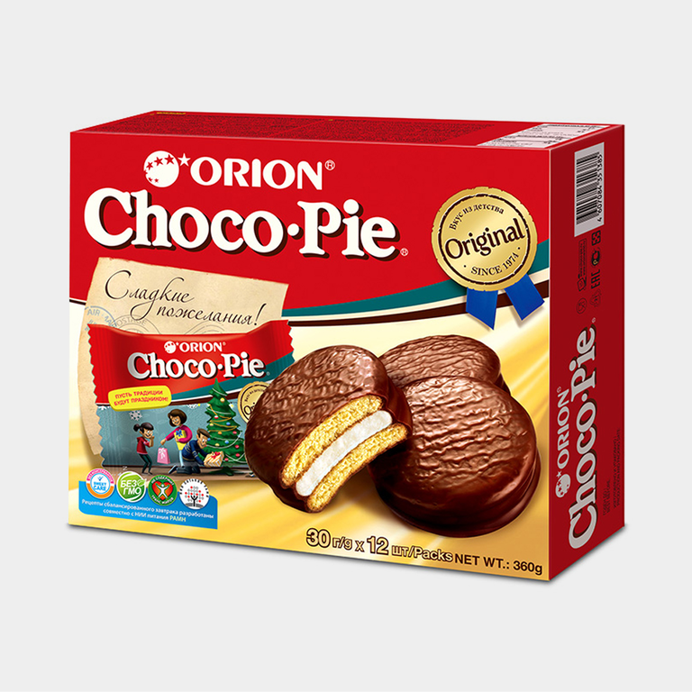 Печенье «Orion» Choco Pie, 12штук, 360 г