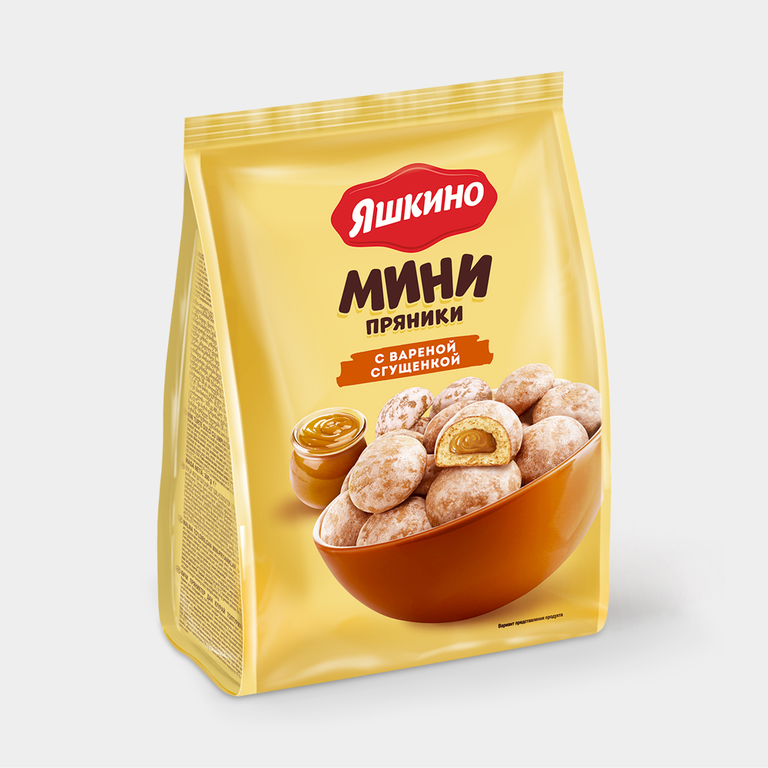 Пряники «Яшкино» с вареной сгущенкой, 300 г – купить по приятной цене с ...