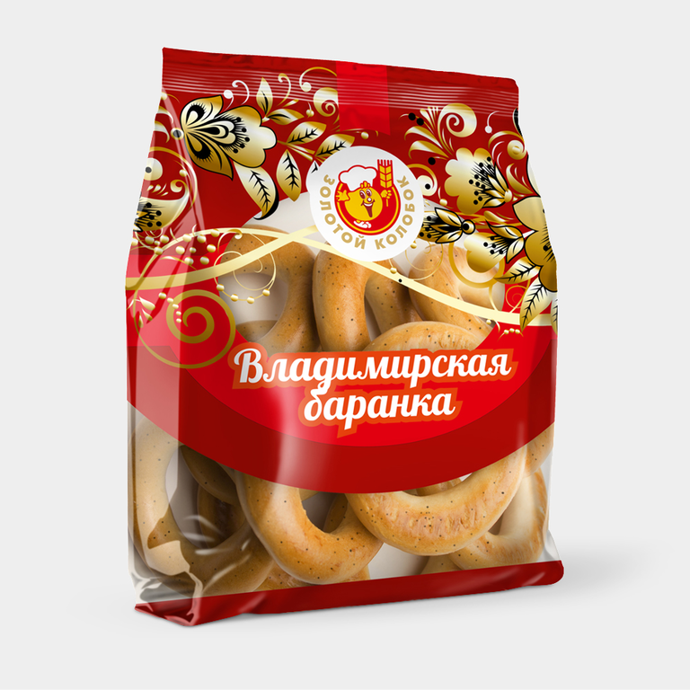 Баранка «Золотой колобок» Владимирская, 350 г