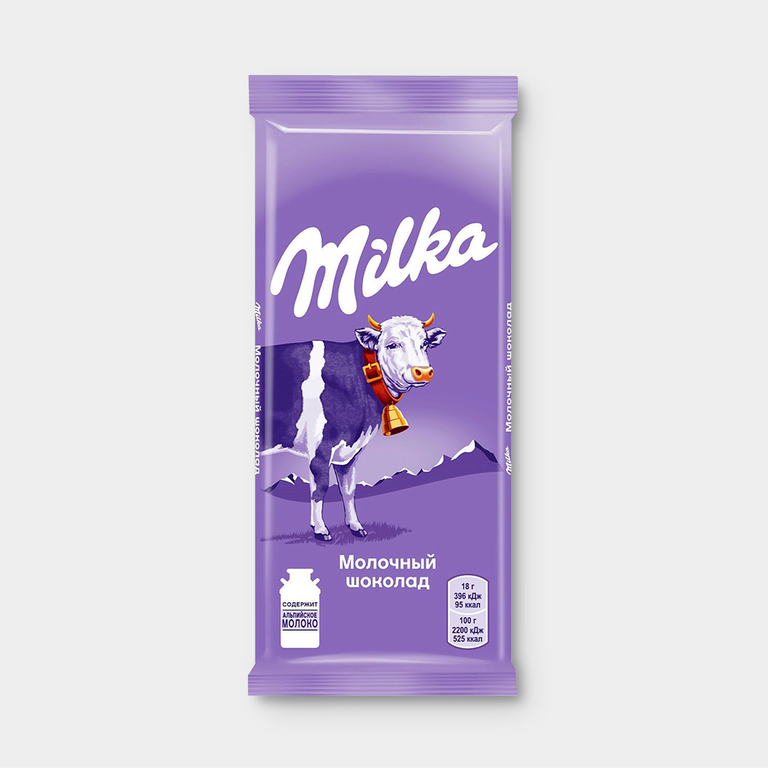 Шоколад молочный «Milka», 85 г