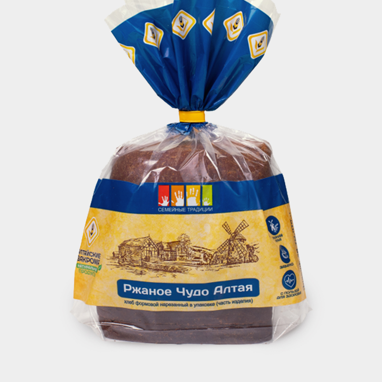 Хлеб «Алтайские закрома» Ржаное чудо, в нарезке, 300 г