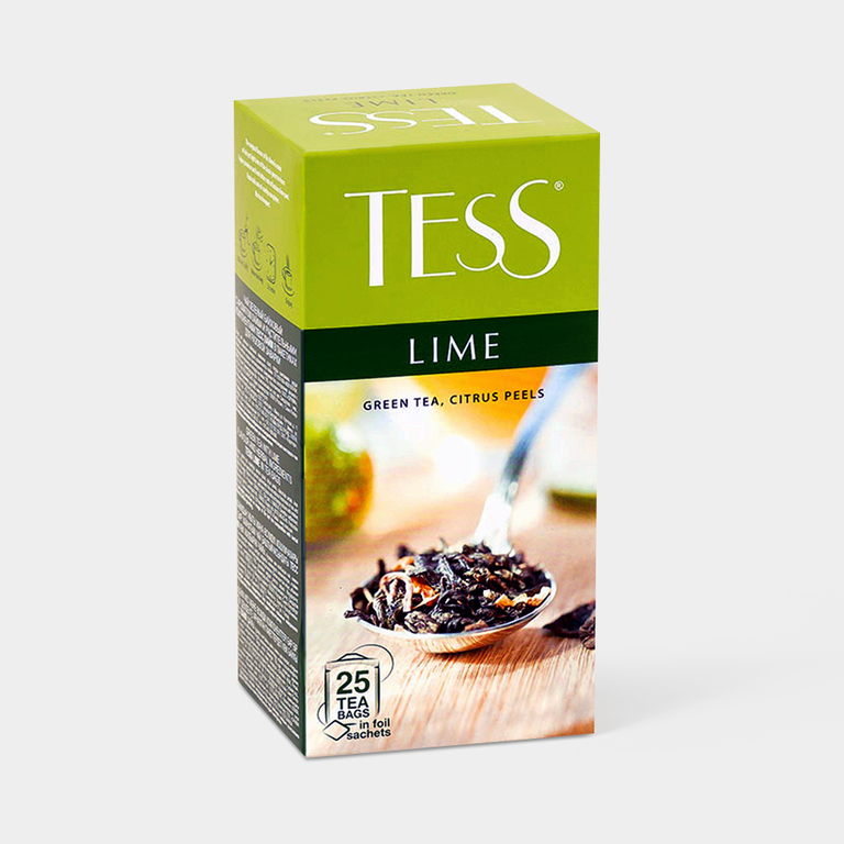 Чай зеленый «Tess» лайм, 25 пакетиков