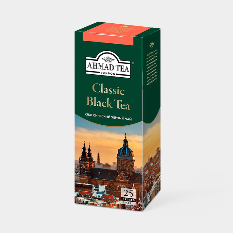Чай черный «Ahmad Tea» Классический, 25 пакетиков, 50 г