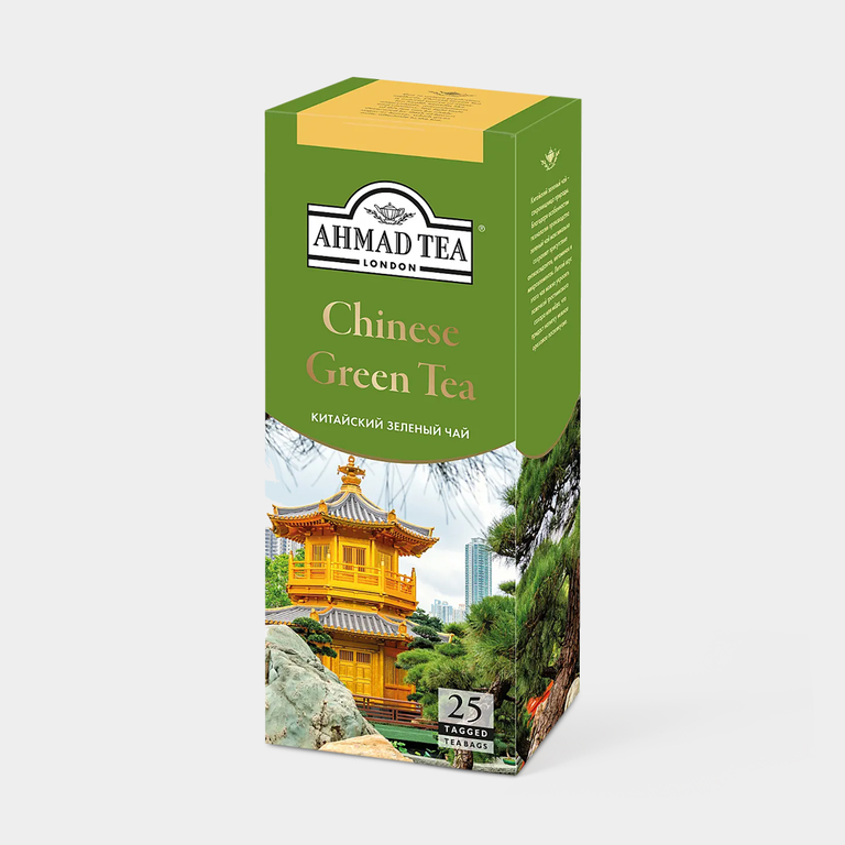 Чай зеленый «Ahmad Tea» Китайский, 25 пакетиков