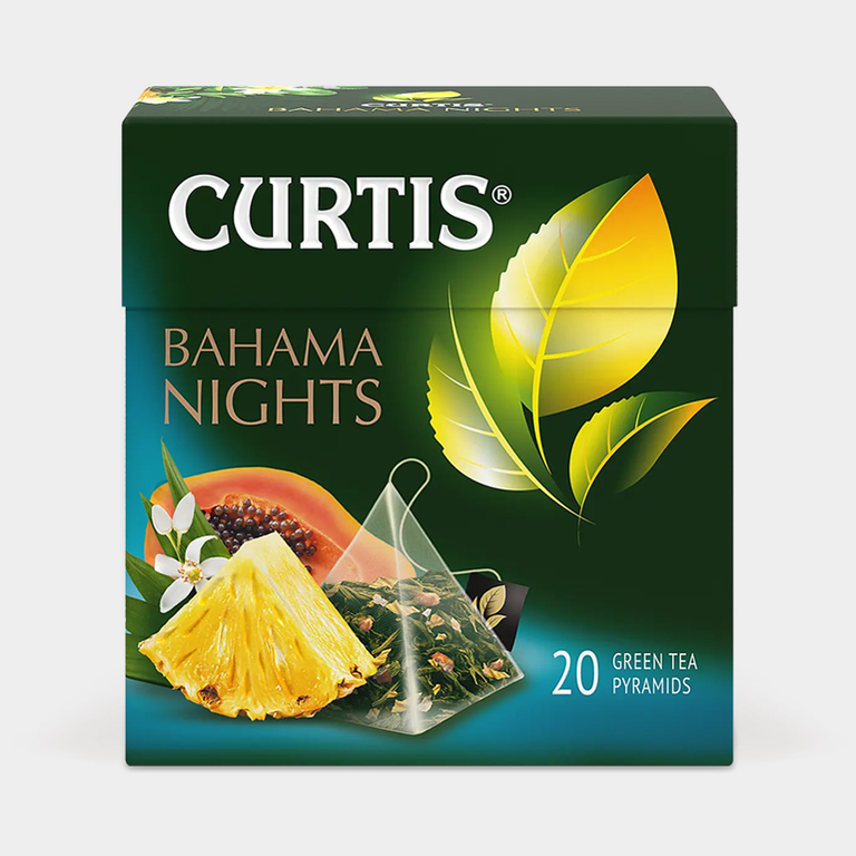 Чай зеленый «Curtis» Bahama nights, 20 пакетиков, 34 г