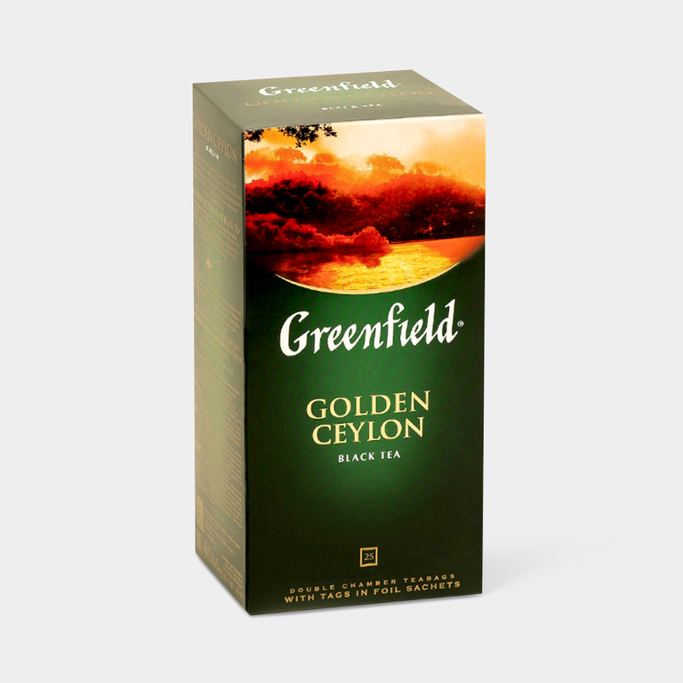 Чай черный «Greenfield» Golden Ceylon, 25 пакетиков
