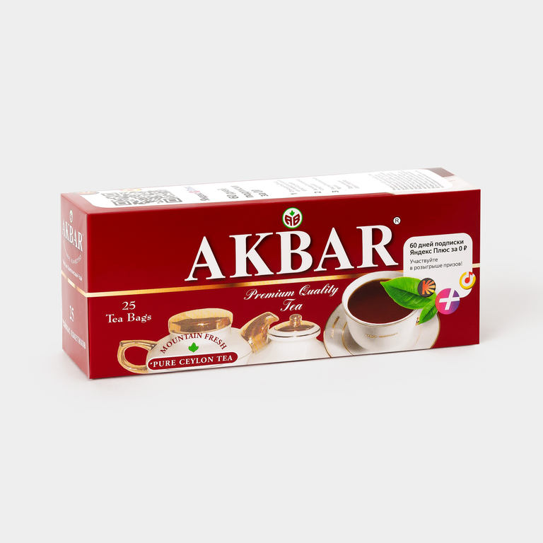 Чай черный «Akbar» 25 пакетиков