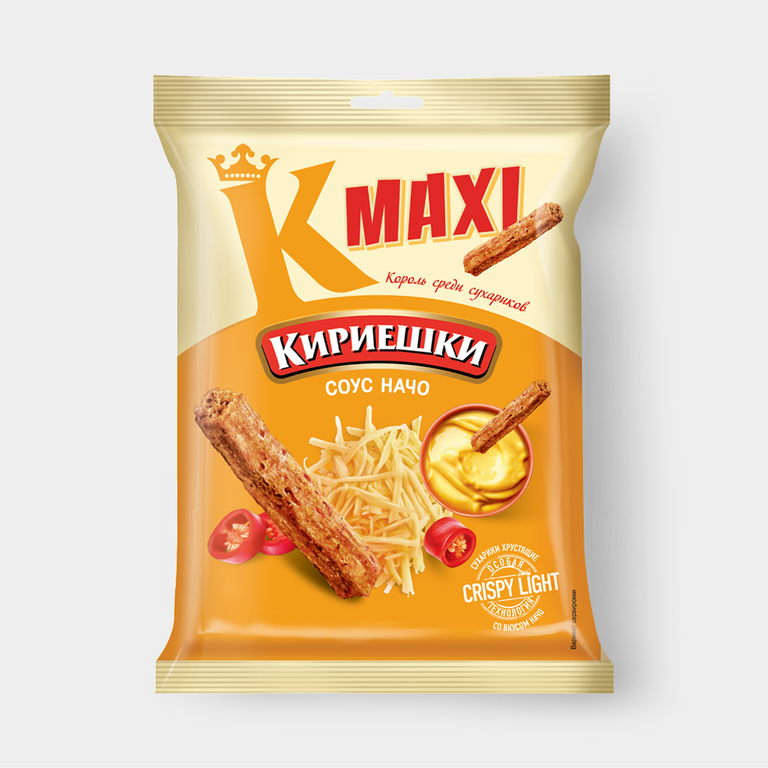 Сухарики Maxi «Кириешки» со вкусом соуса начо, 60 г