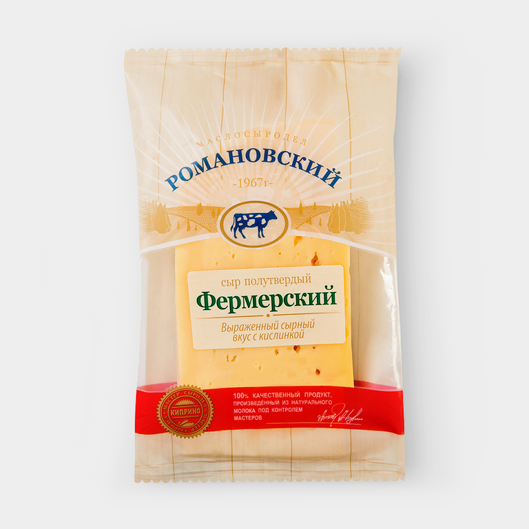Сыр «Романовский» Фермерский, 180 г