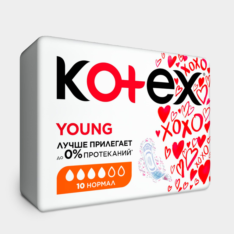 Прокладки «Kotex» Young Нормал, 10шт