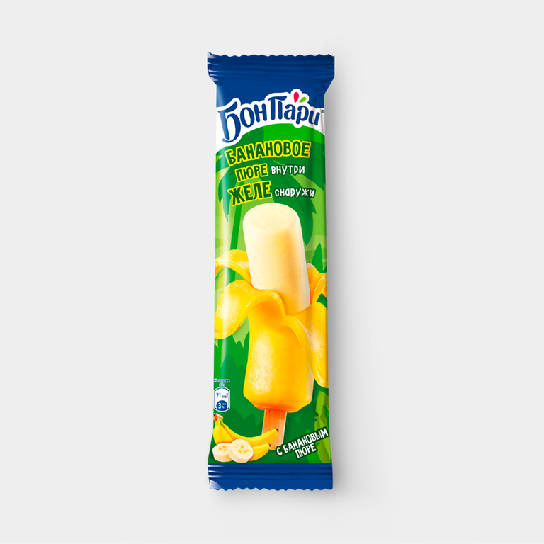 Десерт «Бон Пари» Джангли, банан, 47 мл