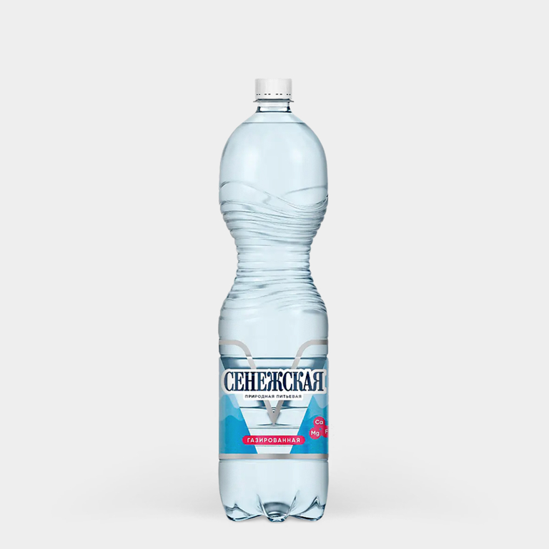 Вода питьевая «Сенежская» газированная, 1,5 л