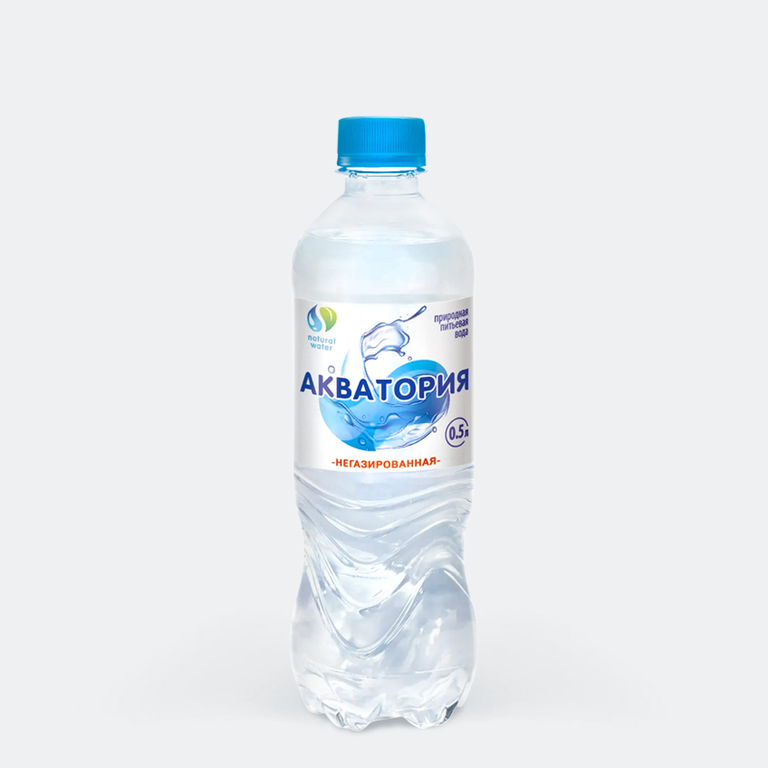 Вода «Акватория» питьевая, негазированная, 500 мл