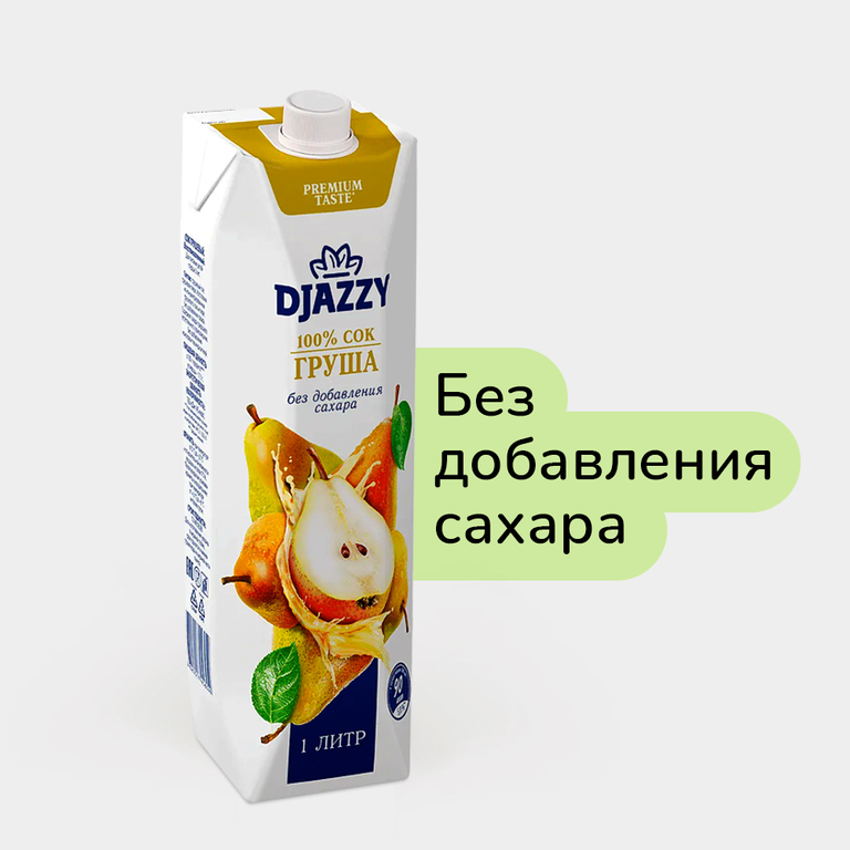 Сок «Djazzy» Груша, 1 л