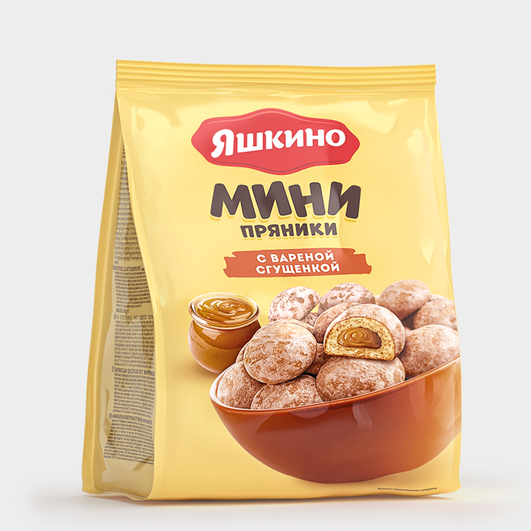 Пряники «Яшкино» с вареной сгущенкой, 300 г – купить по приятной цене с ...