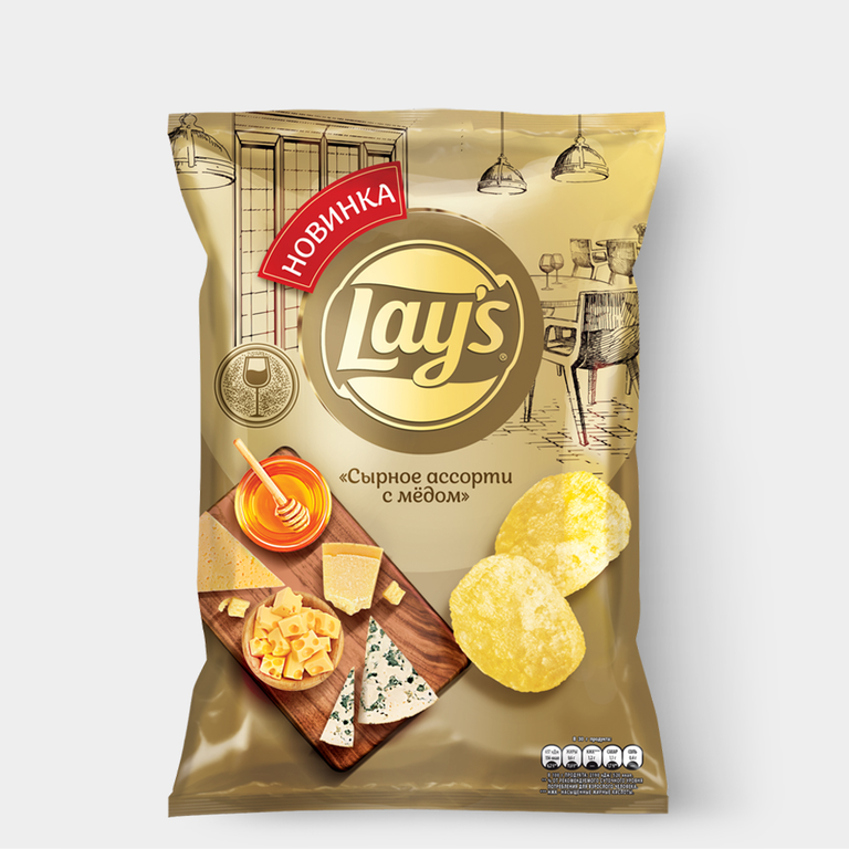 Чипсы «Lay's» «Сырное ассорти с медом», 90 г