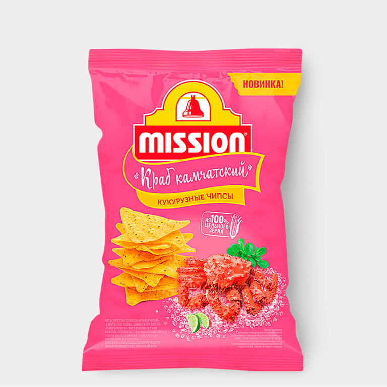 Чипсы кукурузные «Mission» Краб камчатский, 90 г