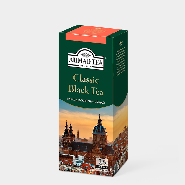 Чай черный «Ahmad Tea» Классический, 25 пакетиков, 50 г