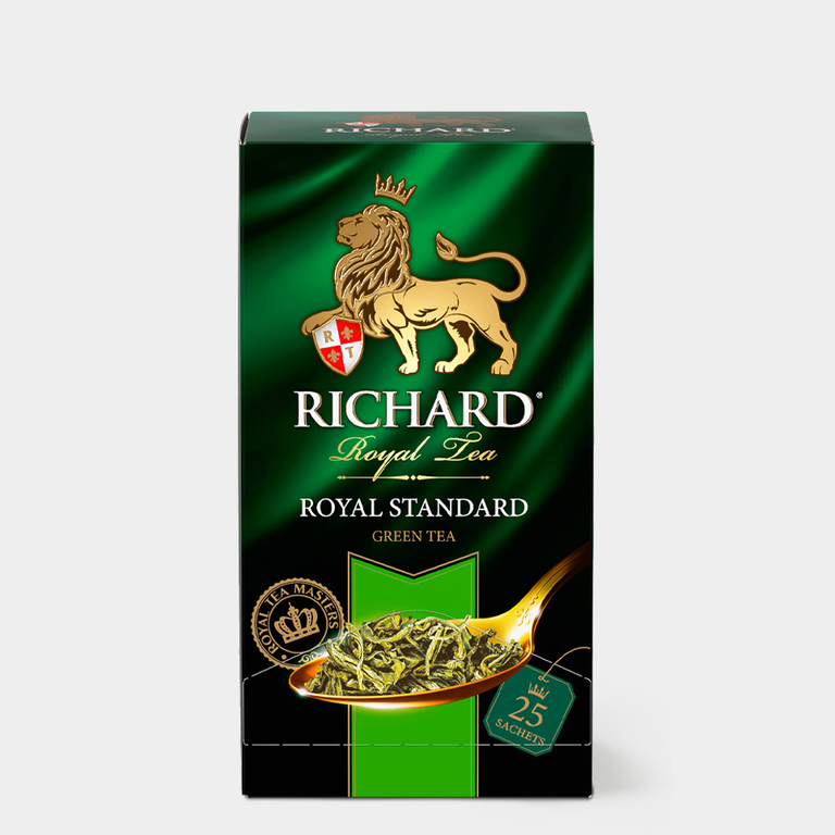 Чай зеленый «Richard» Royal Standard Green, 25 пакетиков, 50 г