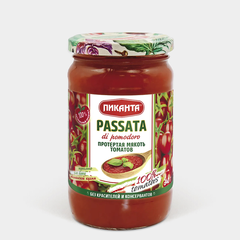 Мякоть томатов протертая «Пиканта» Passata, 340 г