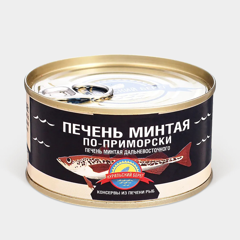 Печень минтая «Курильский берег» по-приморски, 180 г