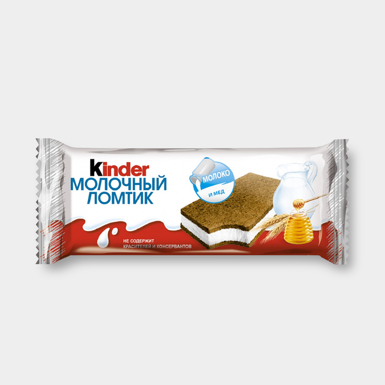 Пирожное «Kinder» Молочный ломтик, 28 г