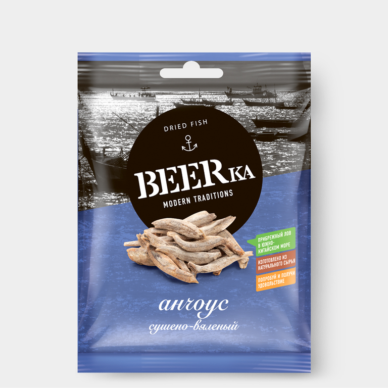 Рыбка сушеная «Beerka» анчоус, 25 г