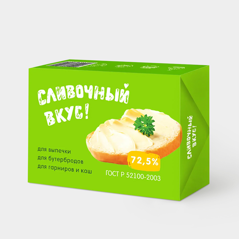 Спред растительно-жировой 72.5% «Сливочный Вкус», 180 г