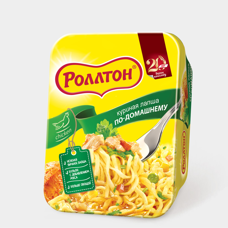 Лапша «Роллтон» куриная, 90 г