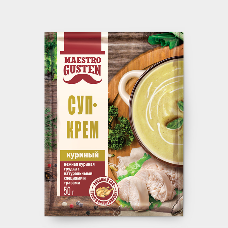 Суп-крем «Maestro Gusten» куриный, 50 г