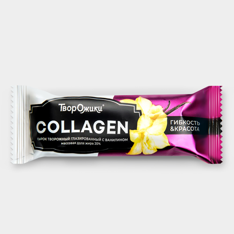 Сырок творожный 20% «ТворОжики» Collagen, с ванилином, 40 г