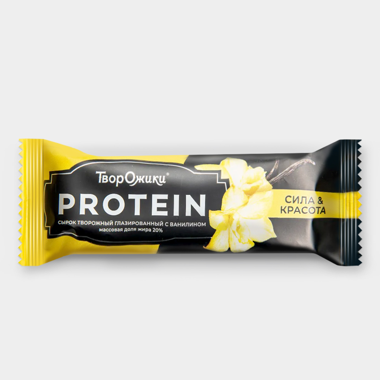 Сырок творожный 20% «ТворОжики» Protein, с ванилином, 40 г