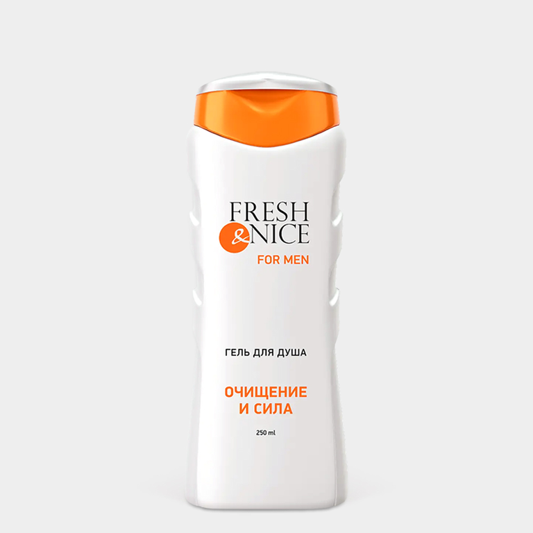 Гель для душа «Fresh&Nice» FOR MEN Очищение и сила, 250 мл