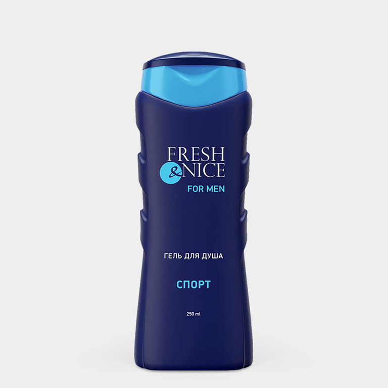 Гель для душа «Fresh&Nice» FOR MEN Спорт, 250 мл