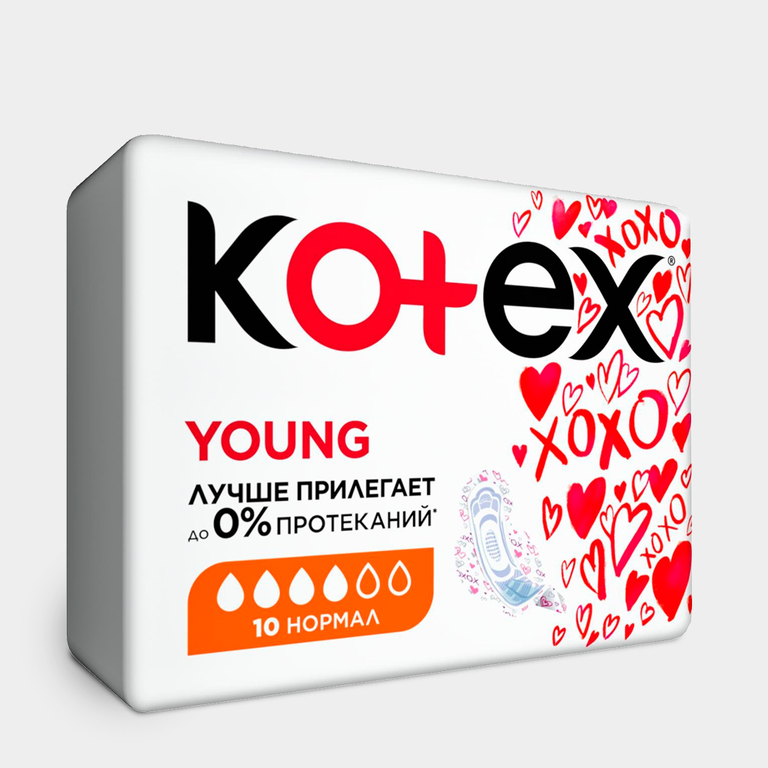 Прокладки «Kotex» Young Нормал, 10шт