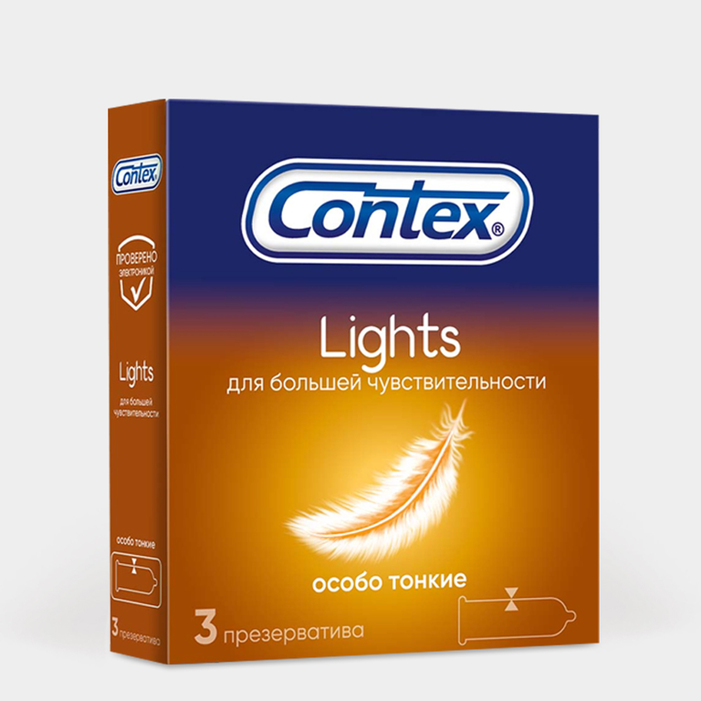 Презервативы «Contex» особо тонкие, 3шт