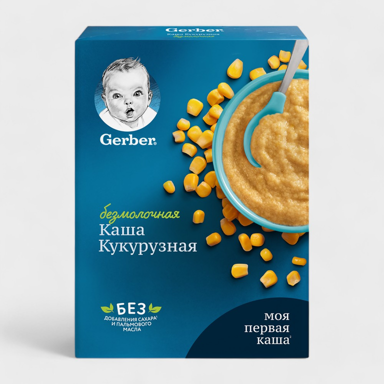 Каша кукурузная «Gerber» безмолочная, 180 г