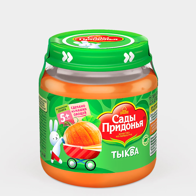 Пюре «Сады Придонья» Тыква, 120 г