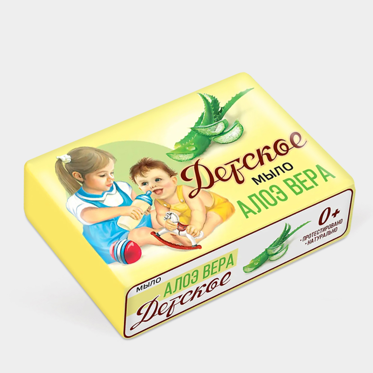 Туалетное мыло «Детское» с Алоэ Вера, 90 г