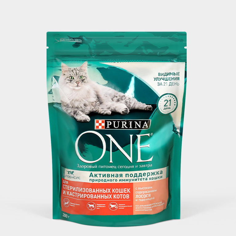 Сухой корм «Purina ONE» для стерилизованных кошек, 200 г