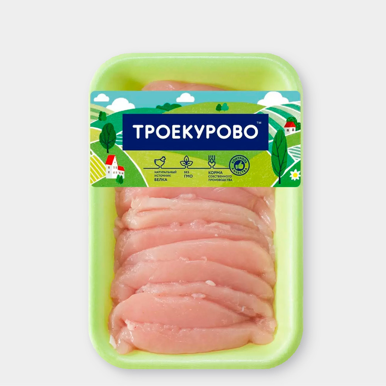 Филе цыпленка-бройлера «Троекурово», 500 г