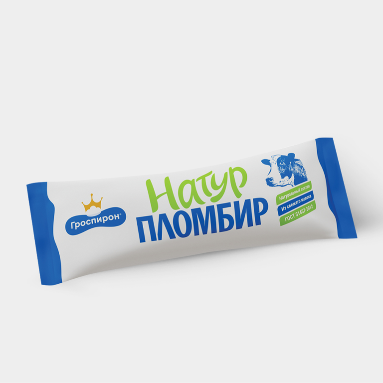 Мороженое «Гроспирон» Натур Пломбир, 420 г