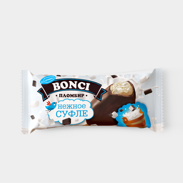 Эскимо «Bonci» Нежное суфле, 80 г