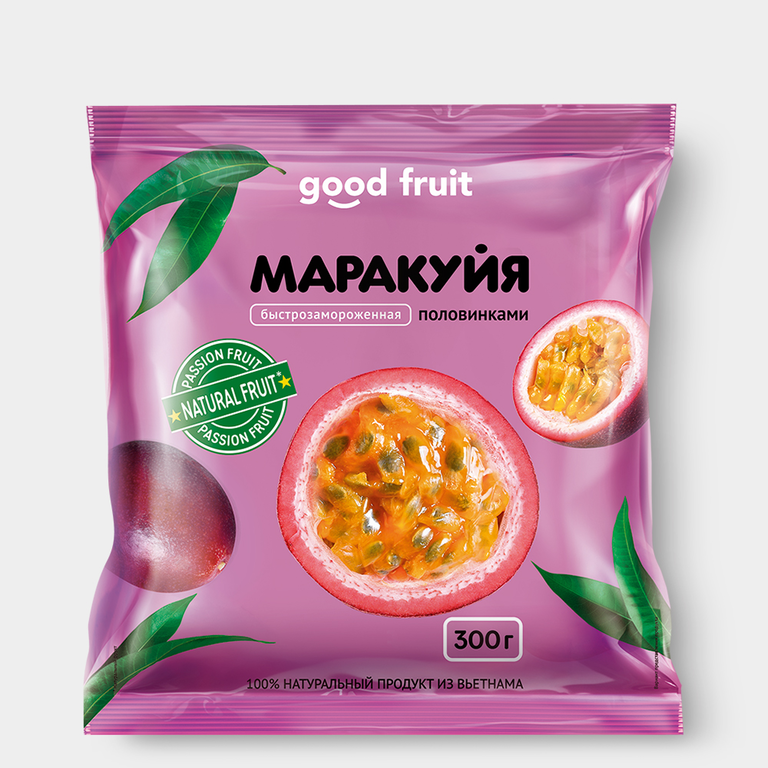 Маракуйя «Good fruit» половинки, 300 г