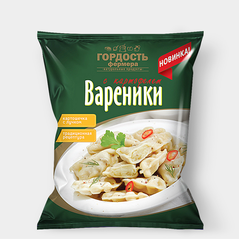 Вареники «Гордость фермера» с картофелем, 720 г